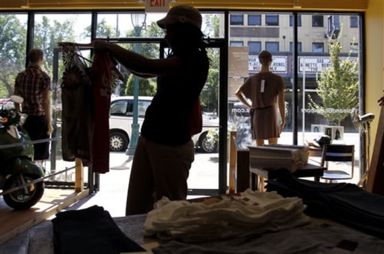 New data show Americans spent at the fastest pace in four months in July.